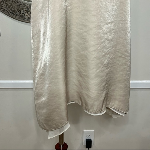 Lola & Sophie Beige Dress Size Medium - Picture 3 of 10